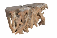 Lychee Wood Root Console