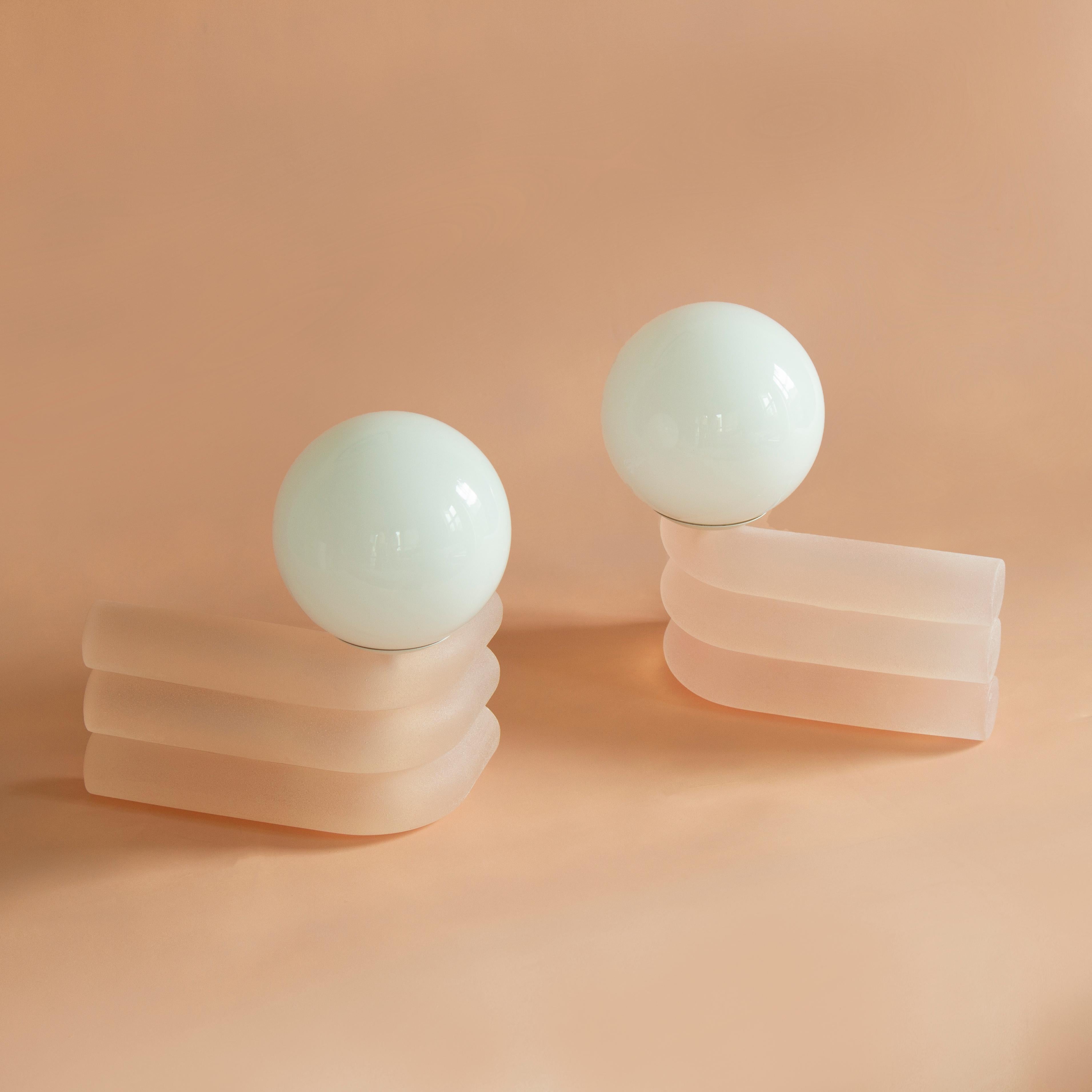 Lychee Small Elio Lamp by Soft-Geometry For Sale 4