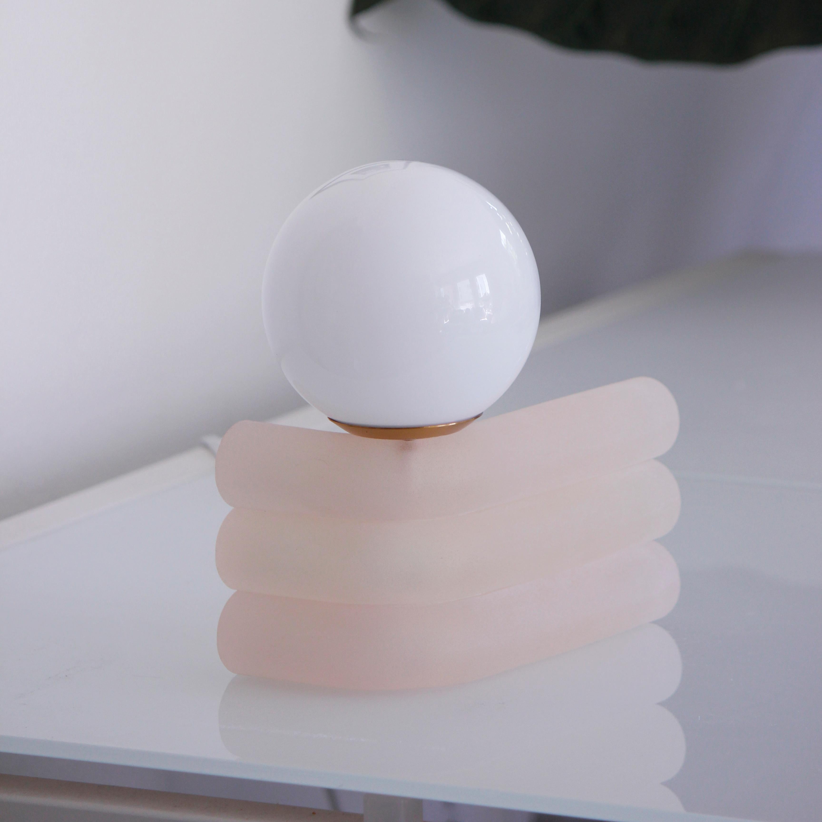 Lychee Small Elio Lamp by Soft-Geometry For Sale 2