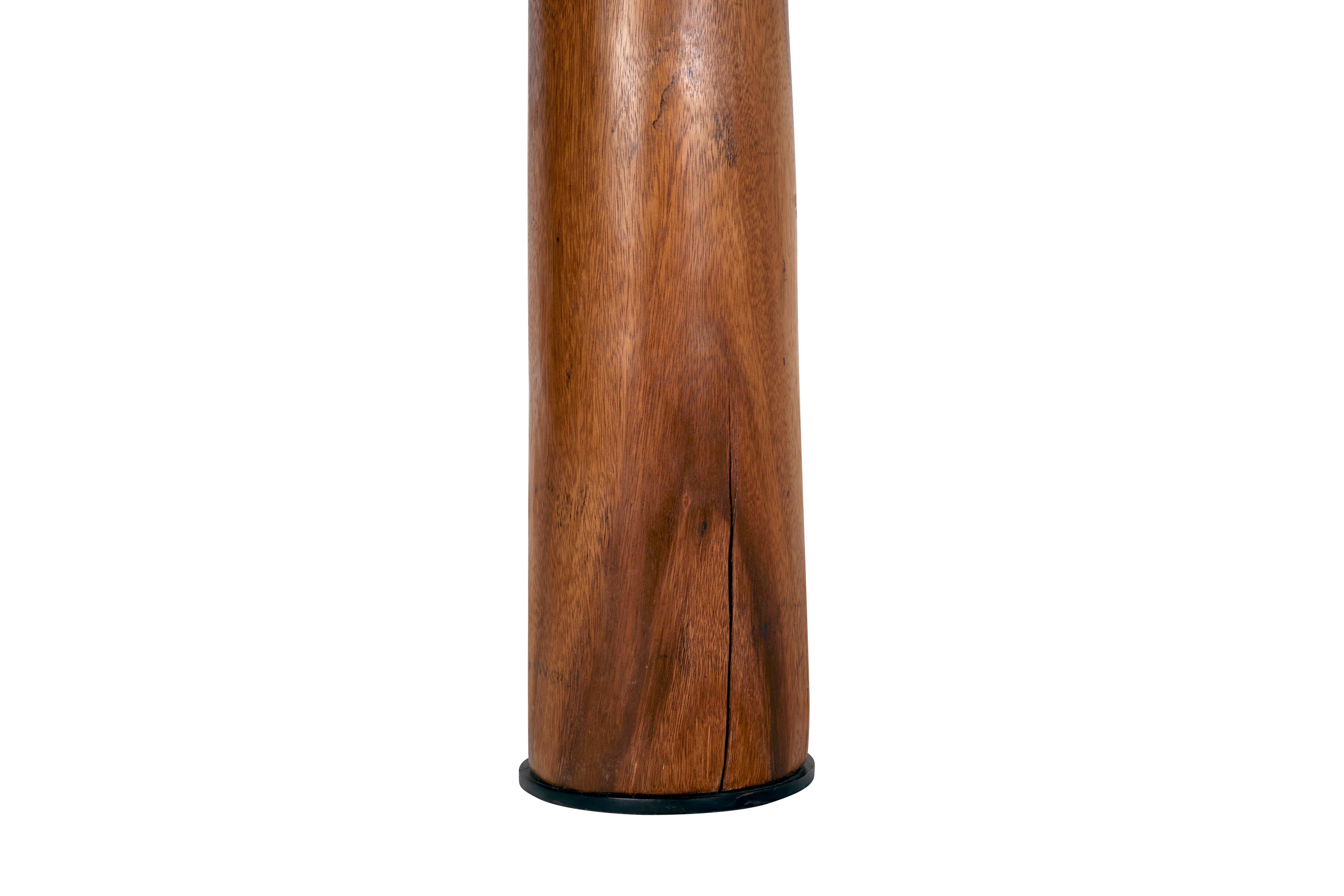Lychee Wood Floor Lamp For Sale 1