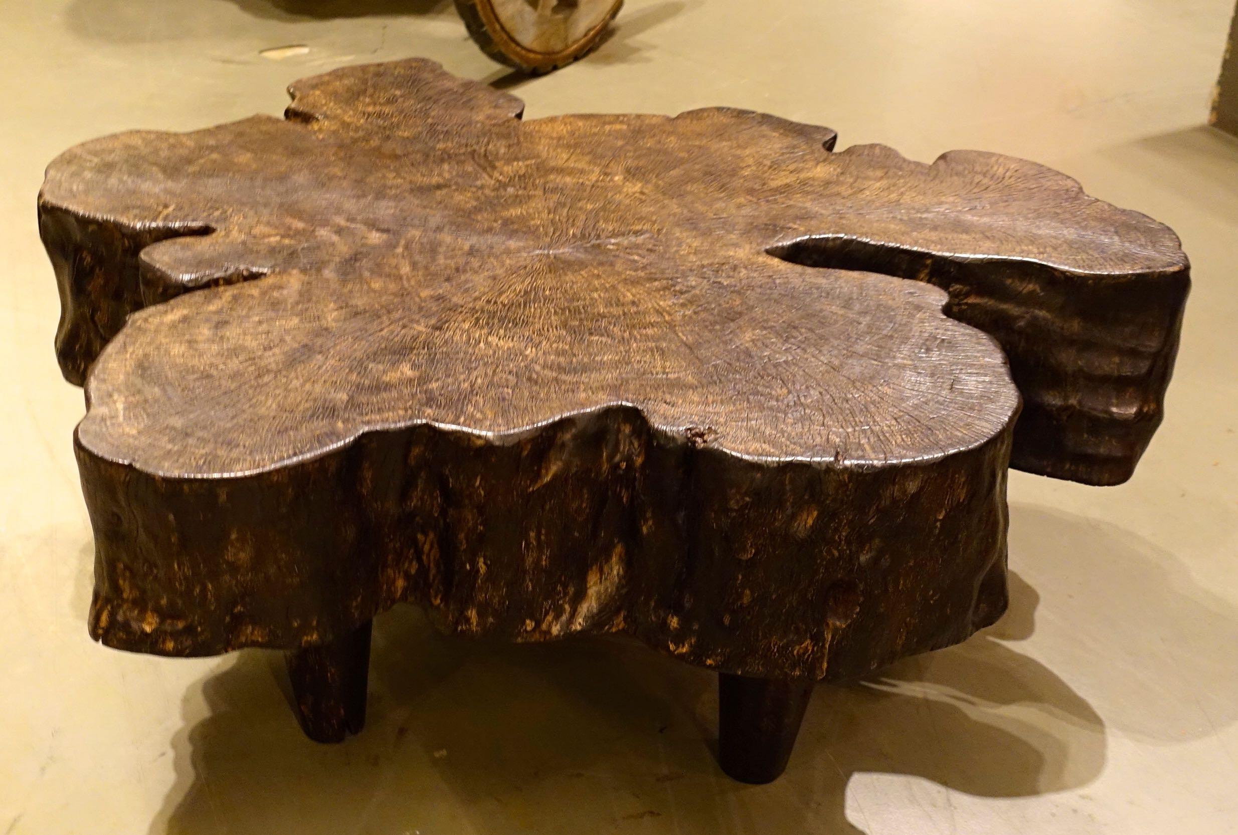 Indonesian Lychee Wood Freeform Coffee Table, Indonesia, Contemporary