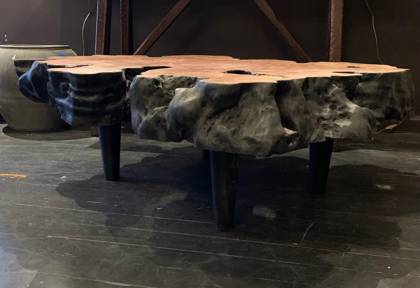 Indonesian Lychee Wood Free Form Coffee Table, Indonesia, Contemporary