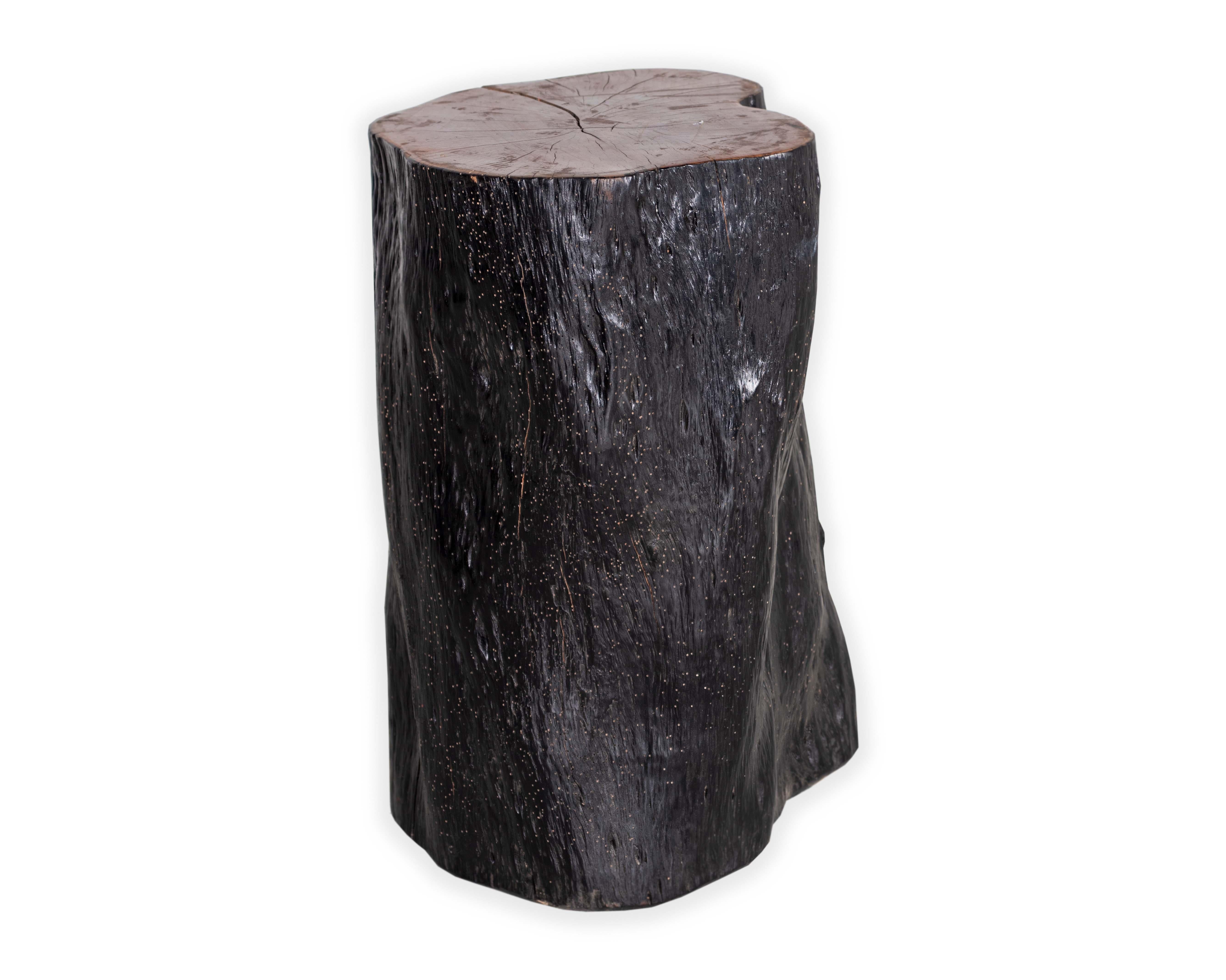 Other Lychee Wood Stump End Table