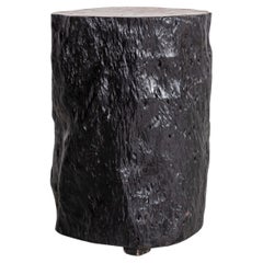 Lychee Wood Stump End Table