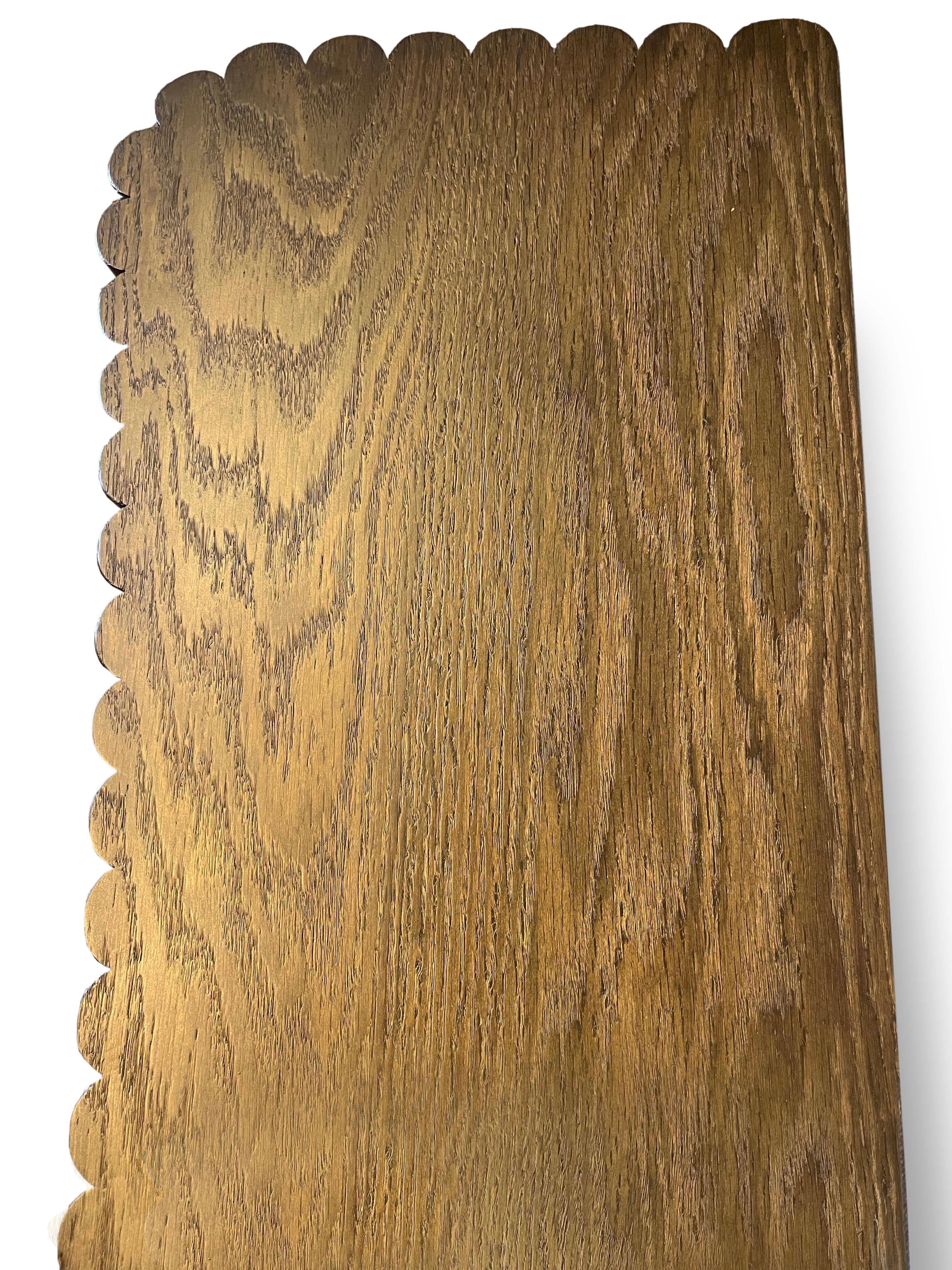 Hand-Crafted Console Table, Oak Lyddington design For Sale