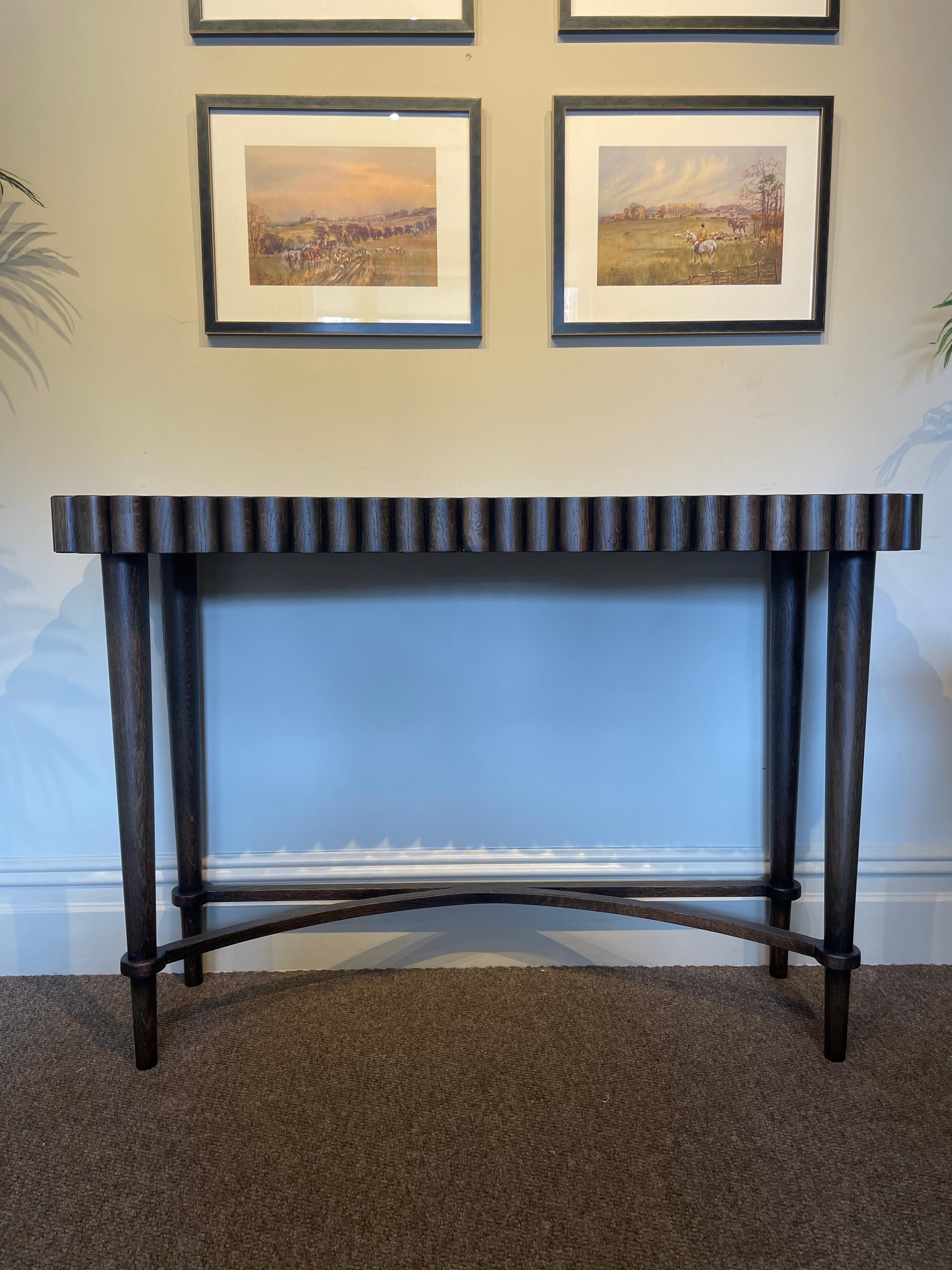 Console Table, Oak Lyddington design In New Condition For Sale In Uppingham, GB