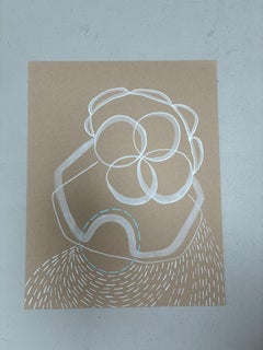 Float 3: Minimalist Abstract Acrylic on Painting Paper, 2010s, New, 14x11