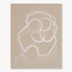 Float 3: Minimalist Abstract Acrylic on Painting Paper, 2010s, New, 14x11