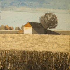 House in Pale Field (Cotswolds) Original Brilliant Art Reviews Collectable