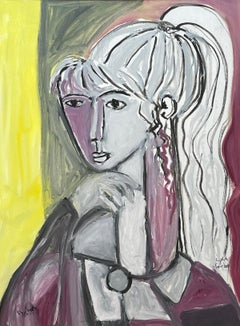 Sylvette en Vallauris, 1954