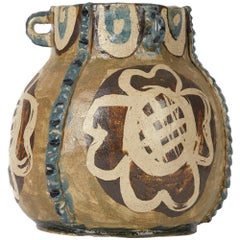 Lydia Corbett Studio Art Pottery Vase à trois poignées 20ème siècle