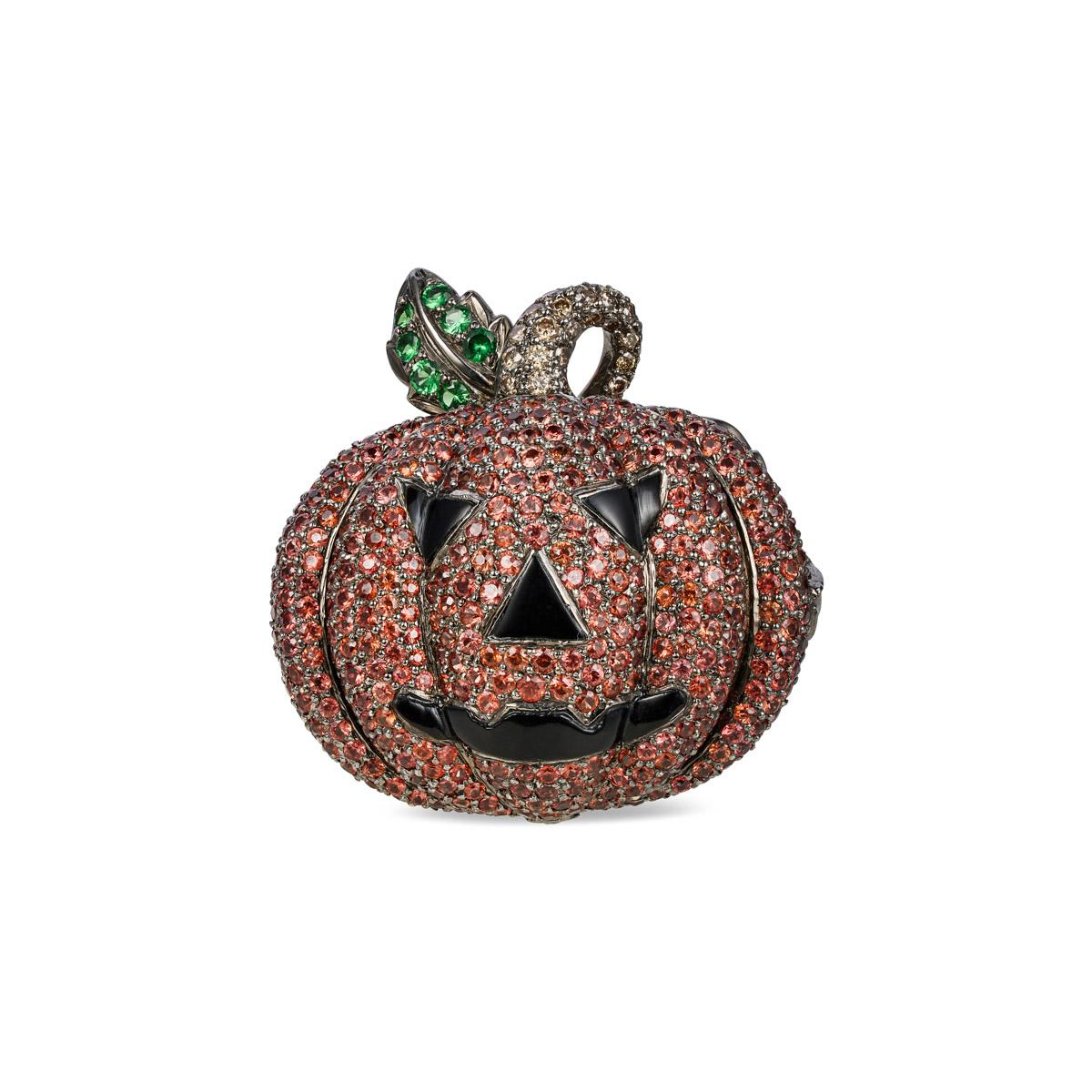 Lydia Courteille Pumpkin Ring In Good Condition For Sale In London, GB