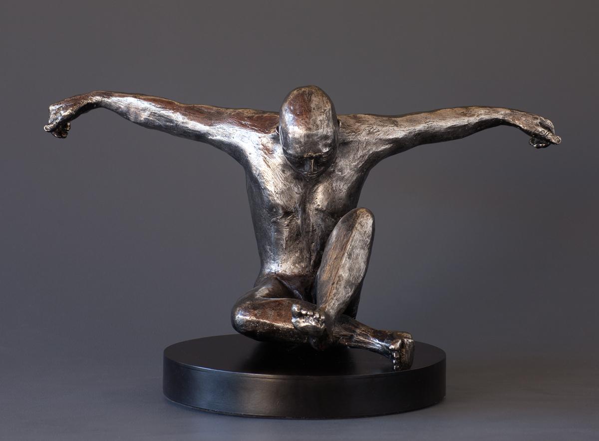 Lydia Da Silva Nude Sculpture - Sitting Man
