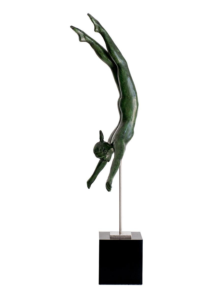 Lydia Da Silva Nude Sculpture - Swan Diver Female 1m