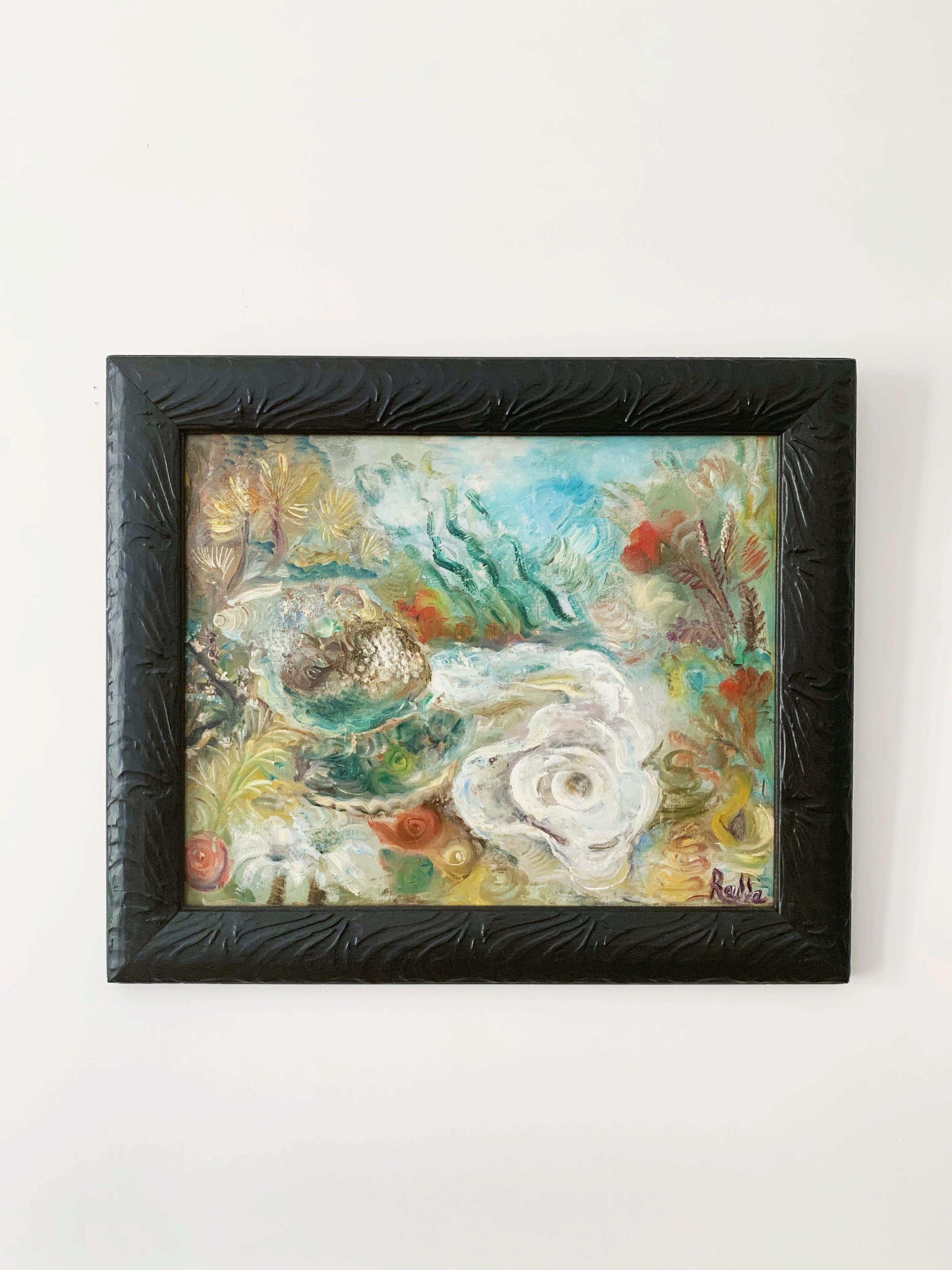 Aquarium, circa 1935, oil on panel