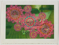 Lydia Viscardi, Coverup Light Blue on Yellow_2018_Altered digital print