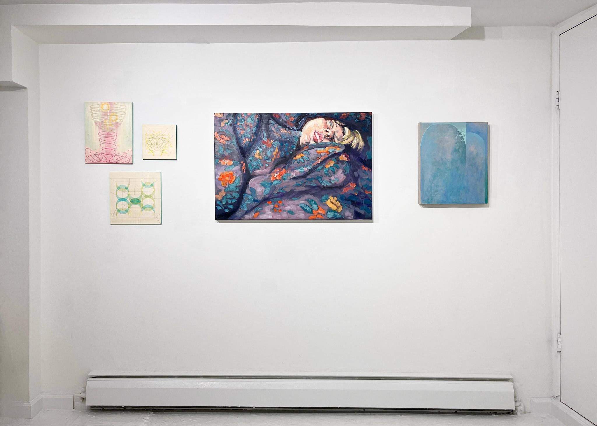 Mezzaluna di cera - Painting di Lydia Zoells