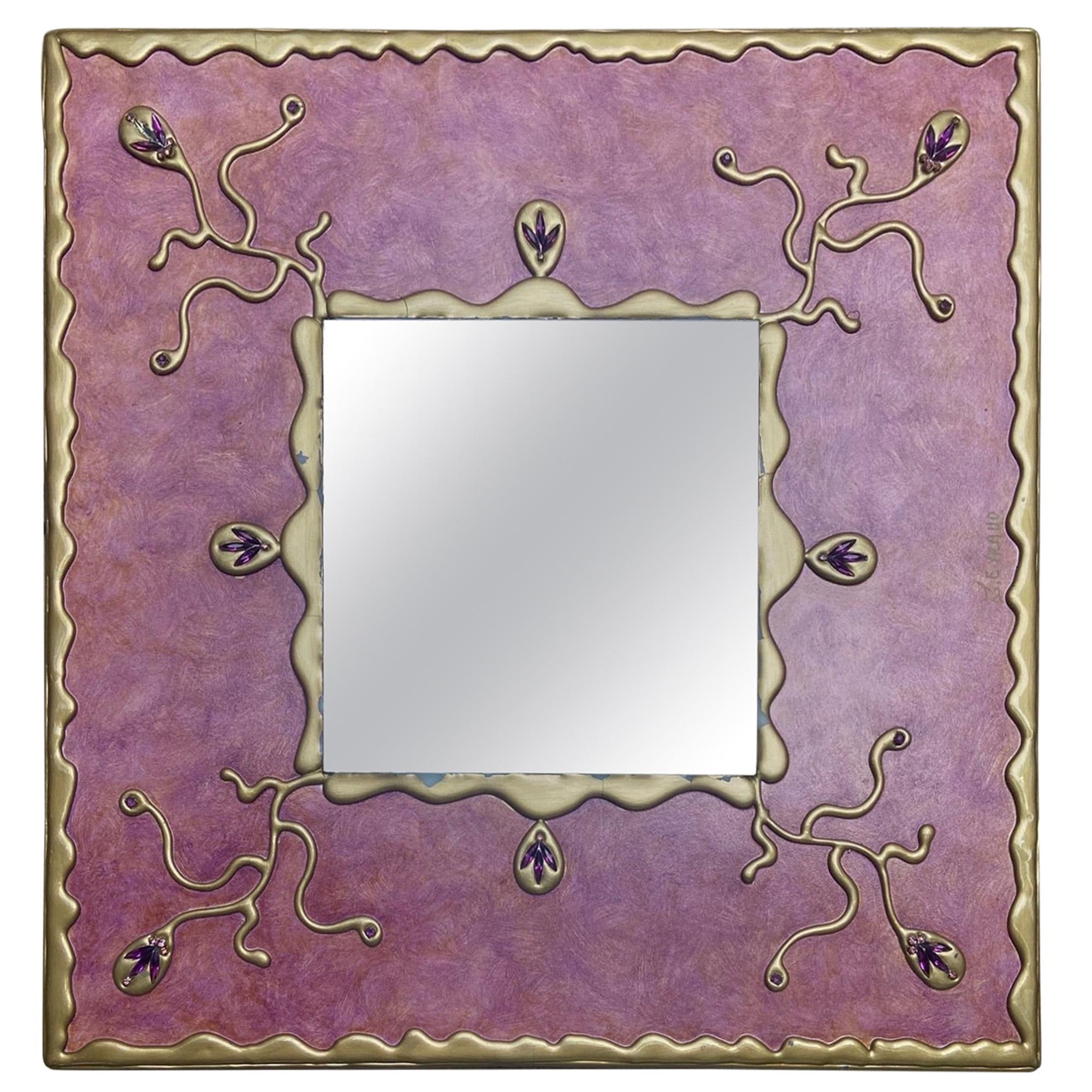 Lydie Eyraud, Mirror, circa 1980 For Sale