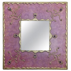 Antique Lydie Eyraud, Mirror, circa 1980