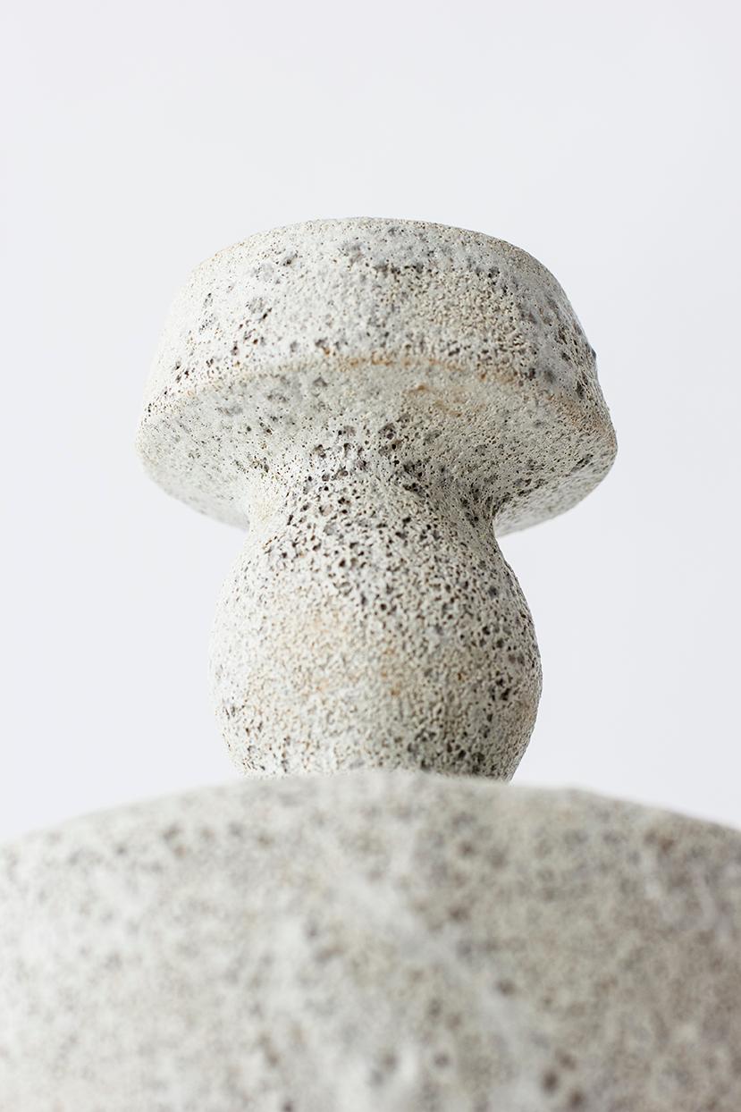 Greco Roman Lydion Granito Stoneware Vase by Raquel Vidal and Pedro Paz