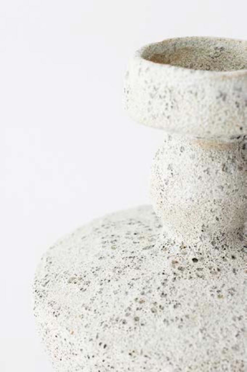 Post-Modern Lydión Granito Stoneware Vase by Raquel Vidal and Pedro Paz