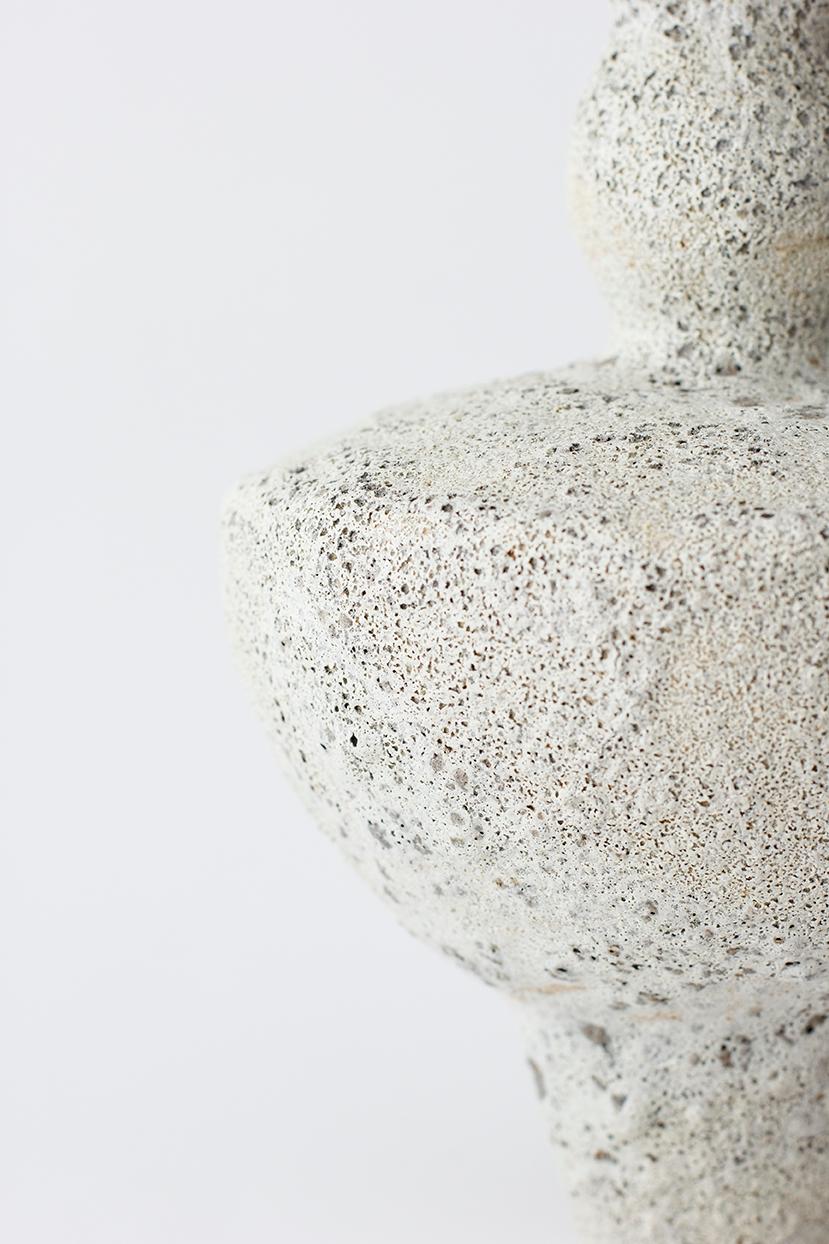 Glazed Lydion Granito Stoneware Vase by Raquel Vidal and Pedro Paz
