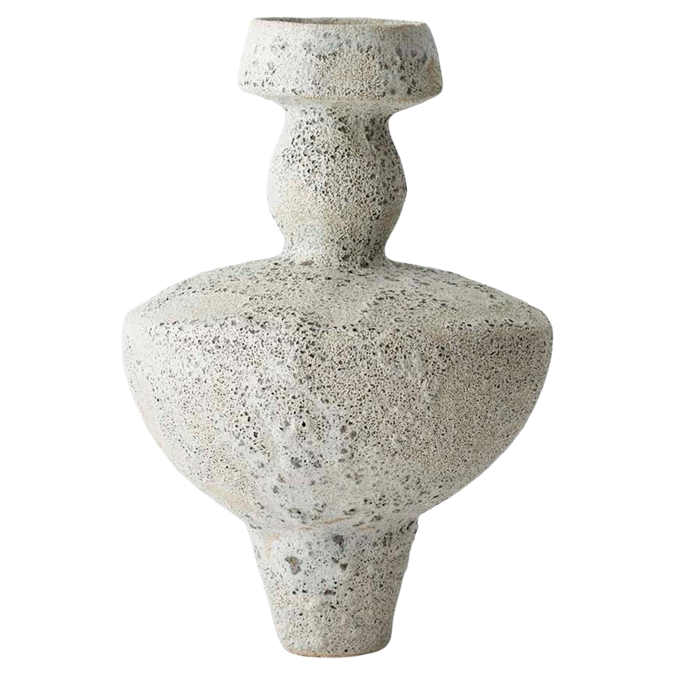 Lydión Granito Stoneware Vase by Raquel Vidal and Pedro Paz For Sale