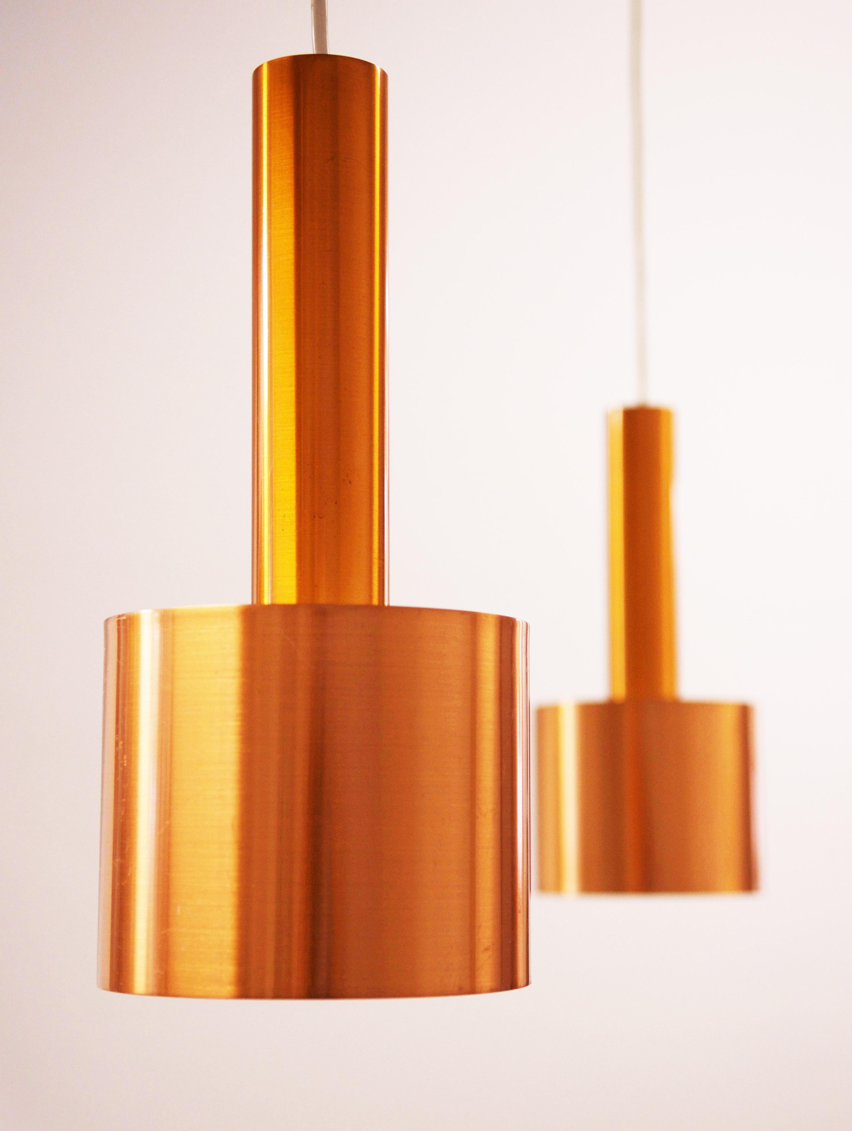 Scandinavian Modern Lyfa Copper Pendant For Sale