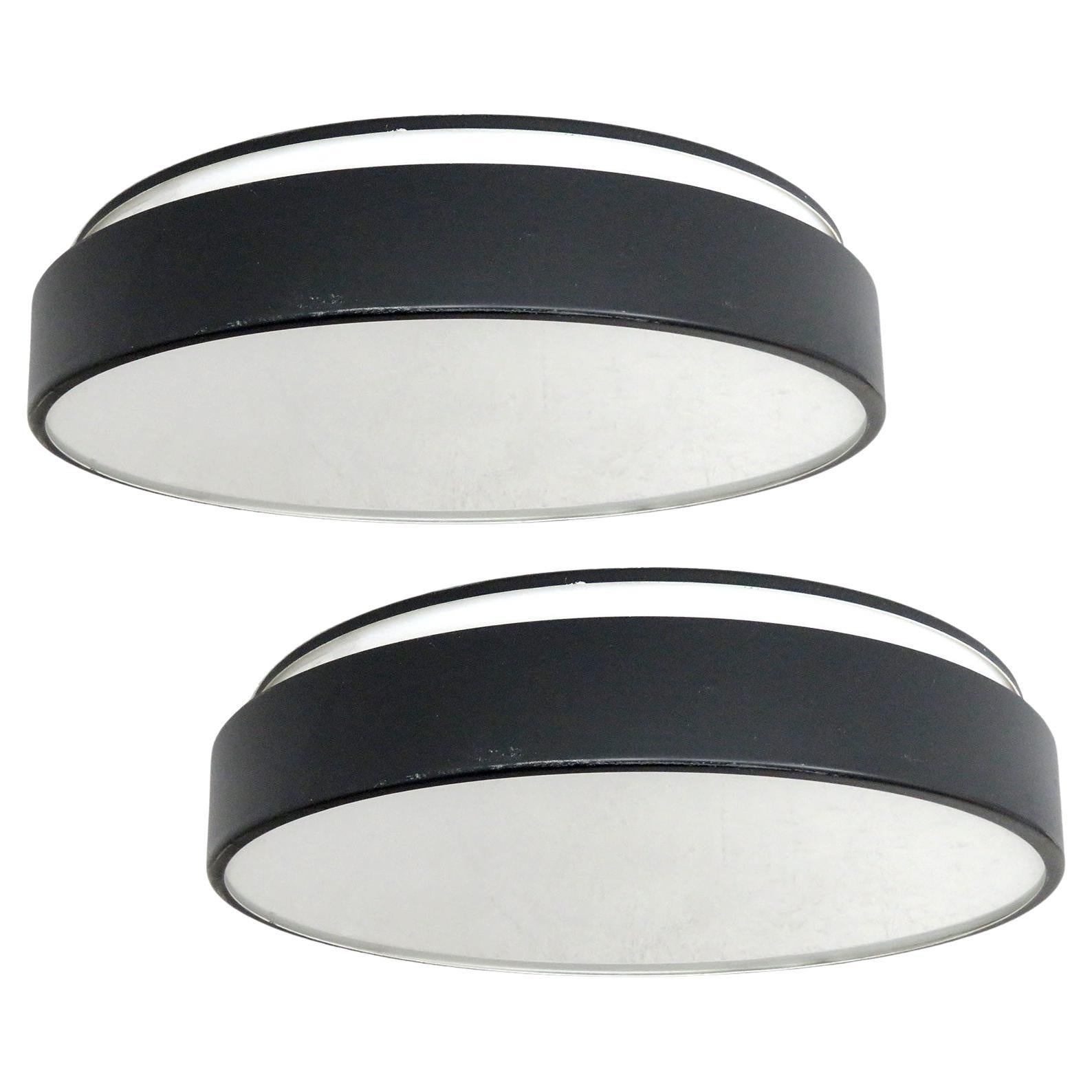 Lyfa Flush Mount Lights, 1972