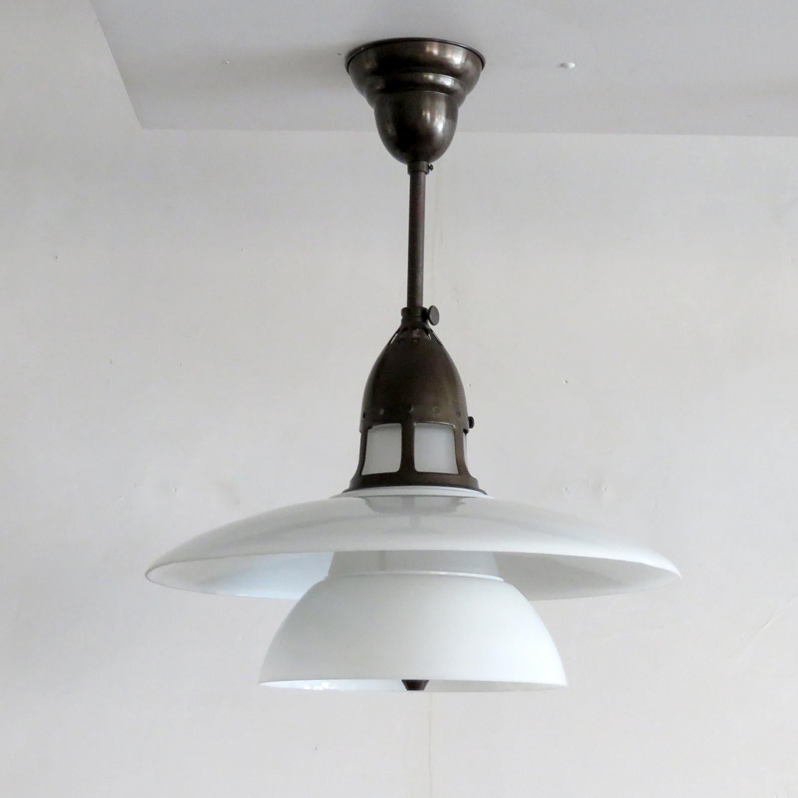 Scandinavian Modern Lyfa Pendant Light, 1930