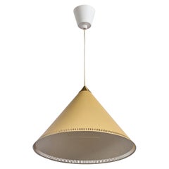 Lyfa, lampada a sospensione, metallo, ottone, Danimarca, 1950