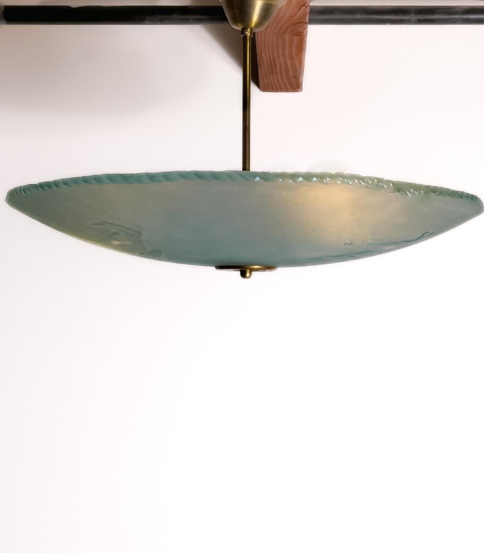 Scandinavo moderno Lyfa Plafont, plafoniera danese in stile Art Déco in vendita