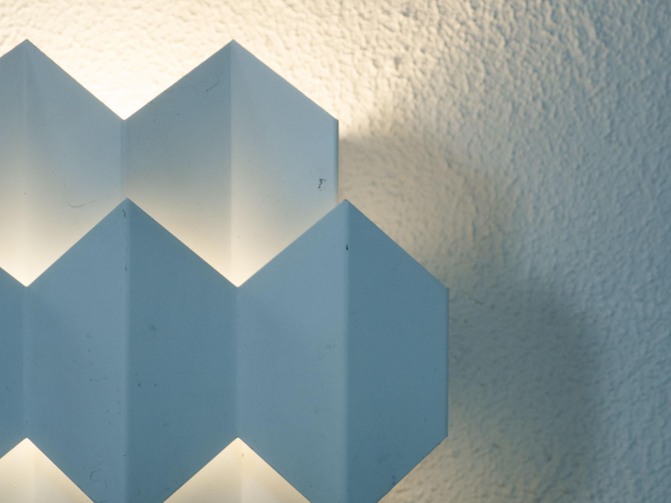 Danish Lyfa ‘Septet’ wall lamp – Bent Karlby For Sale