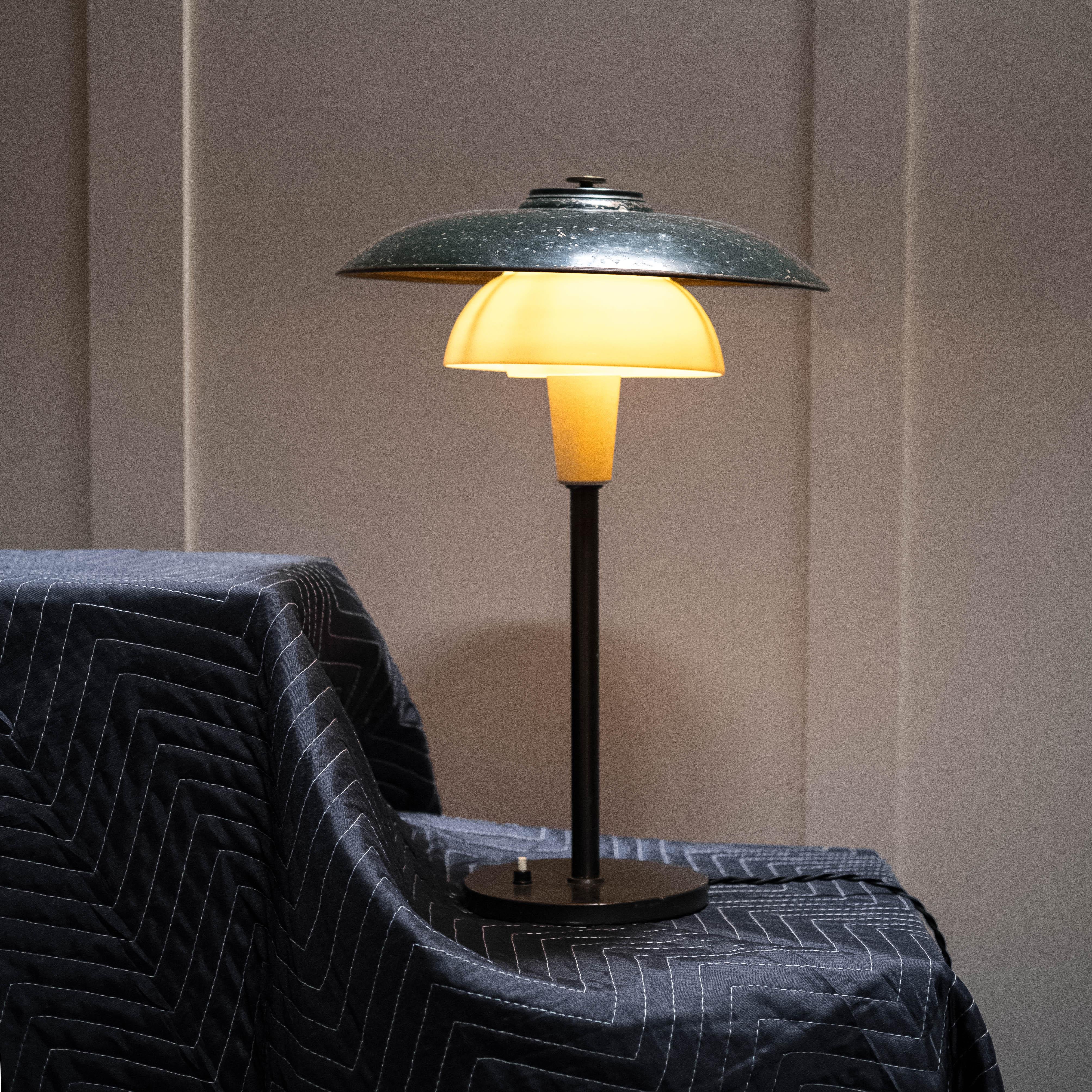 Danish Lyfa Table Lamp For Sale