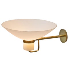 Lyfa Wall Light in Solid Brass and Opal Glass