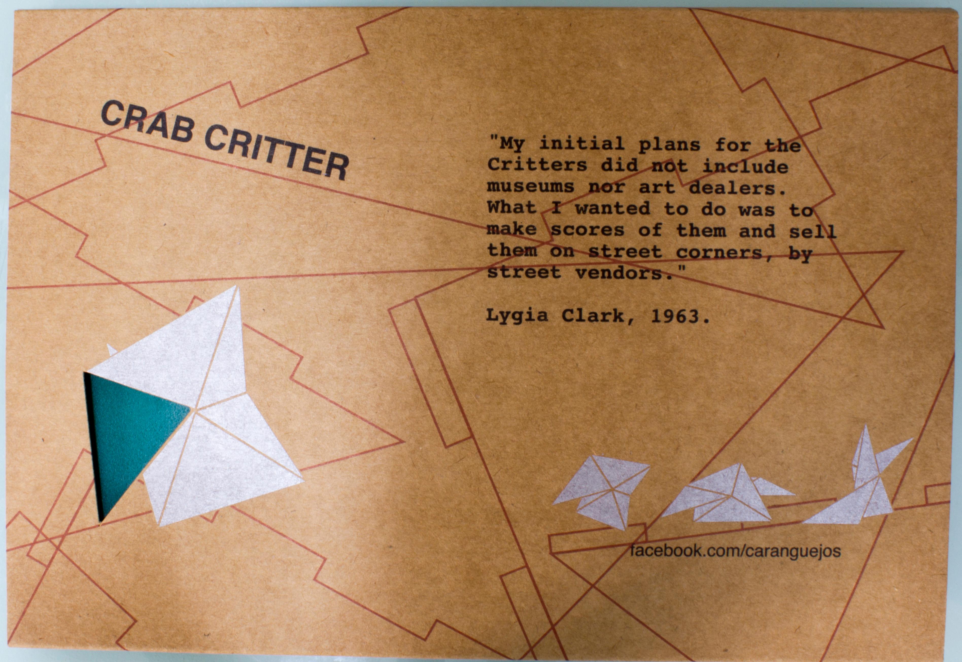 Brazilian Lygia Clark Crab Critter Green Plastic Reproduction For Sale