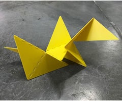 Lygia Clark Linear Critter Yellow Plastic Reproduction