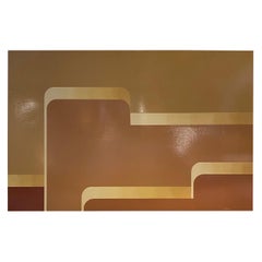 Abstraktes Gemälde von Leinwand Braden, 1983