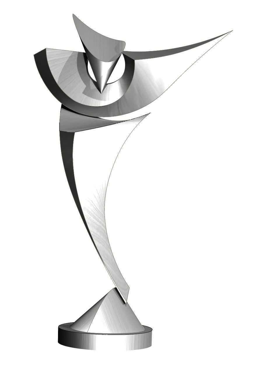 ORACLE OF WIND - Abstract Sculpture by Lyle London