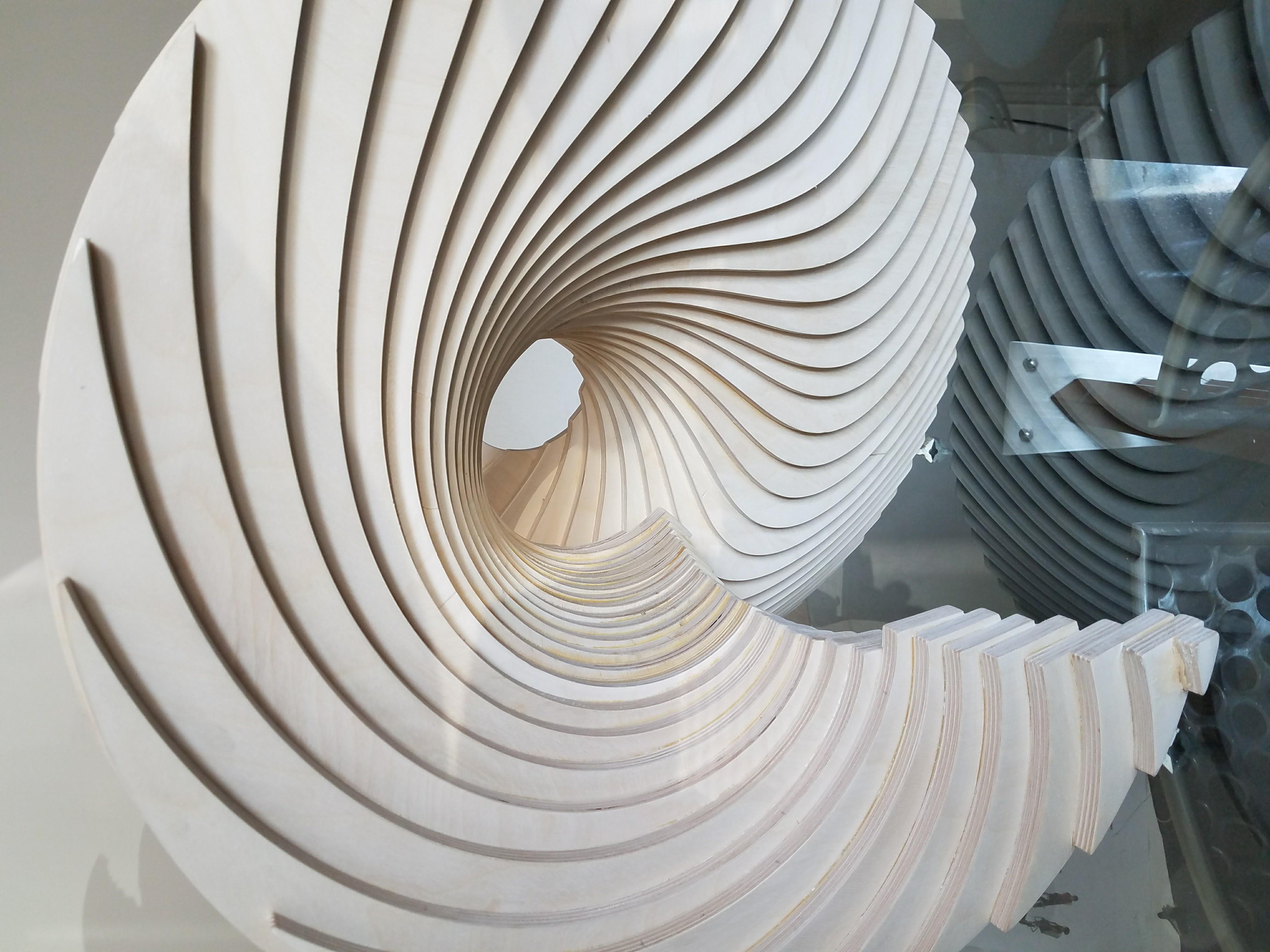 SPIRALIS - Abstract Sculpture by Lyle London