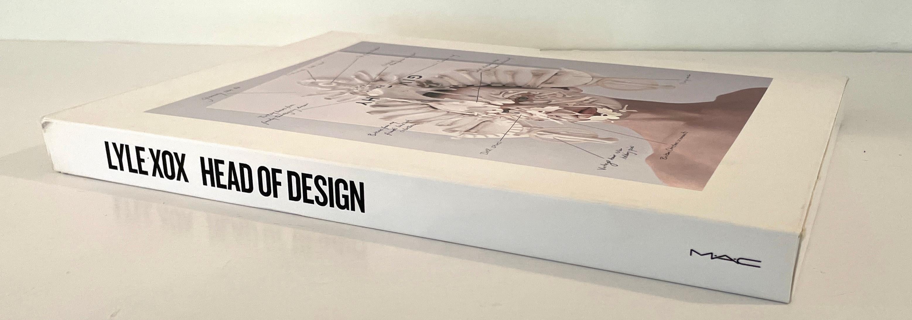 Lyle XOX Head of Design Hardcover in slipcase Signed 1st edition 2019.Lyle XOX: Head of Design by Author Lyle Reimer, Foreword by Viktor Horsting and Rolf Snoeren.1st edition out of print, signed by Lyle XOX.Canadian makeup and mixed media artist