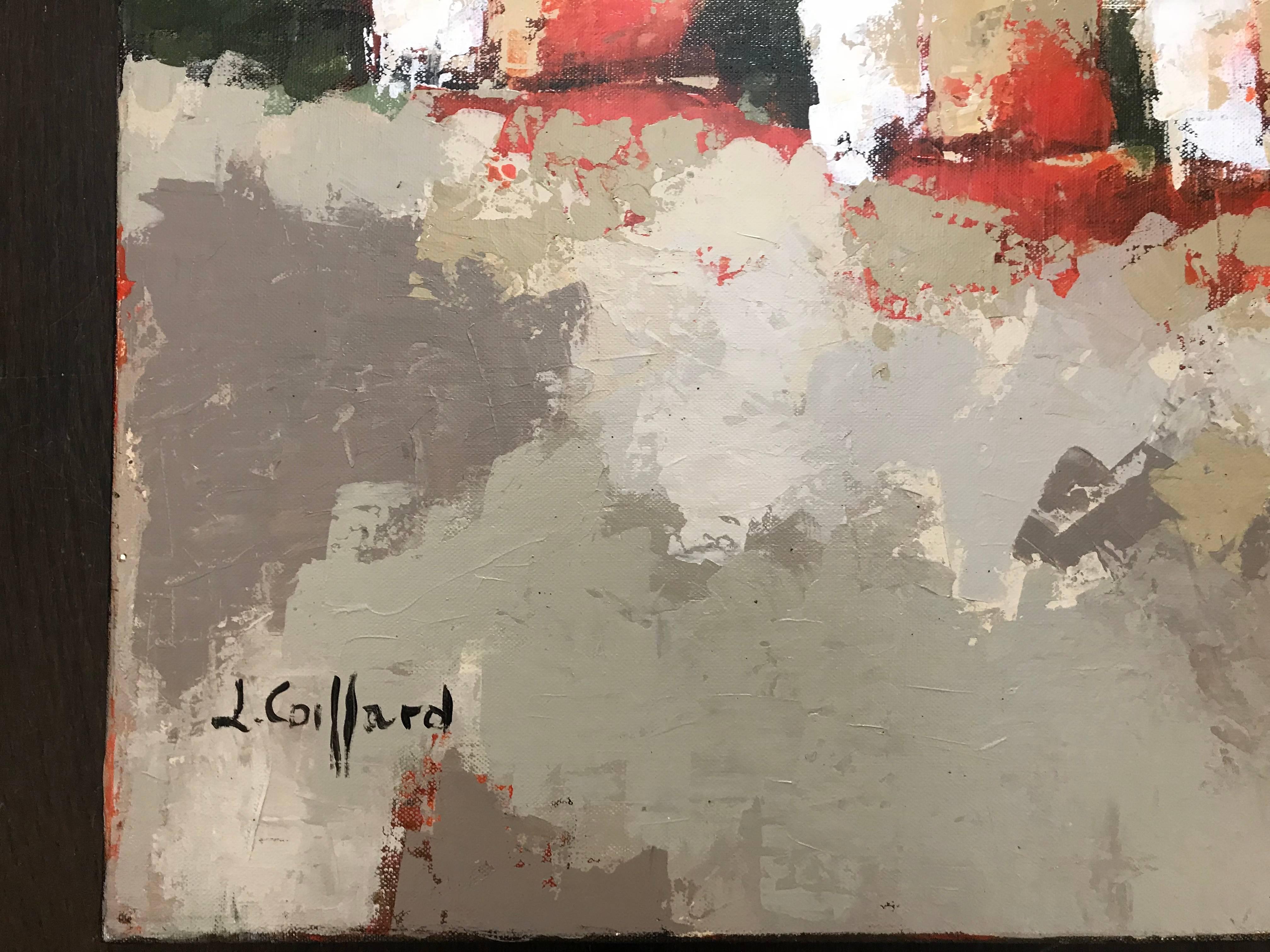 This impressionist abstract landscape 