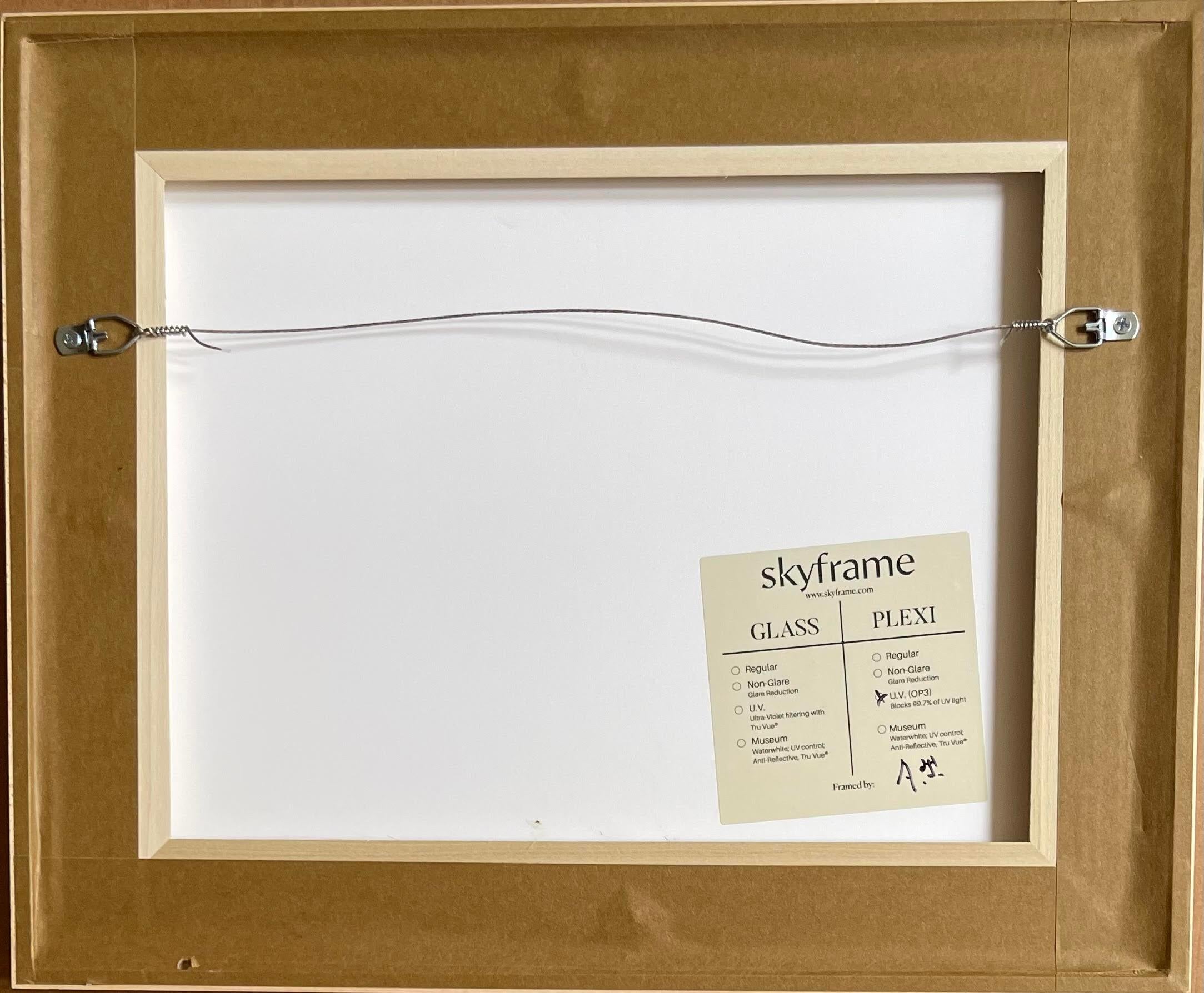 Lyman Kipp
Untitled Minimalist Geometric Abstraction, 1978
Acrylic painting on paper
Hand signed and dated by the artist on the lower right front
Also accompanied by gallery issued Certificate of Guarantee
Frame Included: elegantly matted and framed