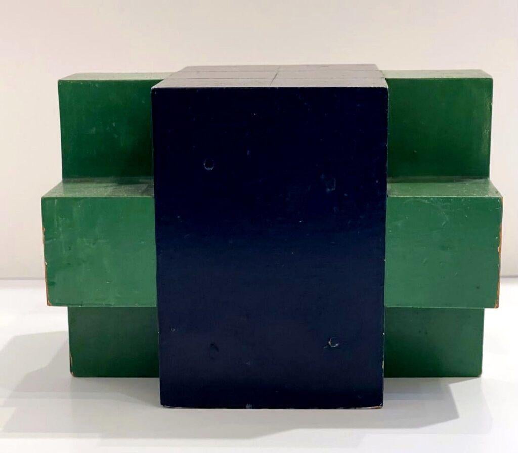 1960s Constructivist/Minimalist Sculpture hand signed and dated and stamp signed For Sale 2