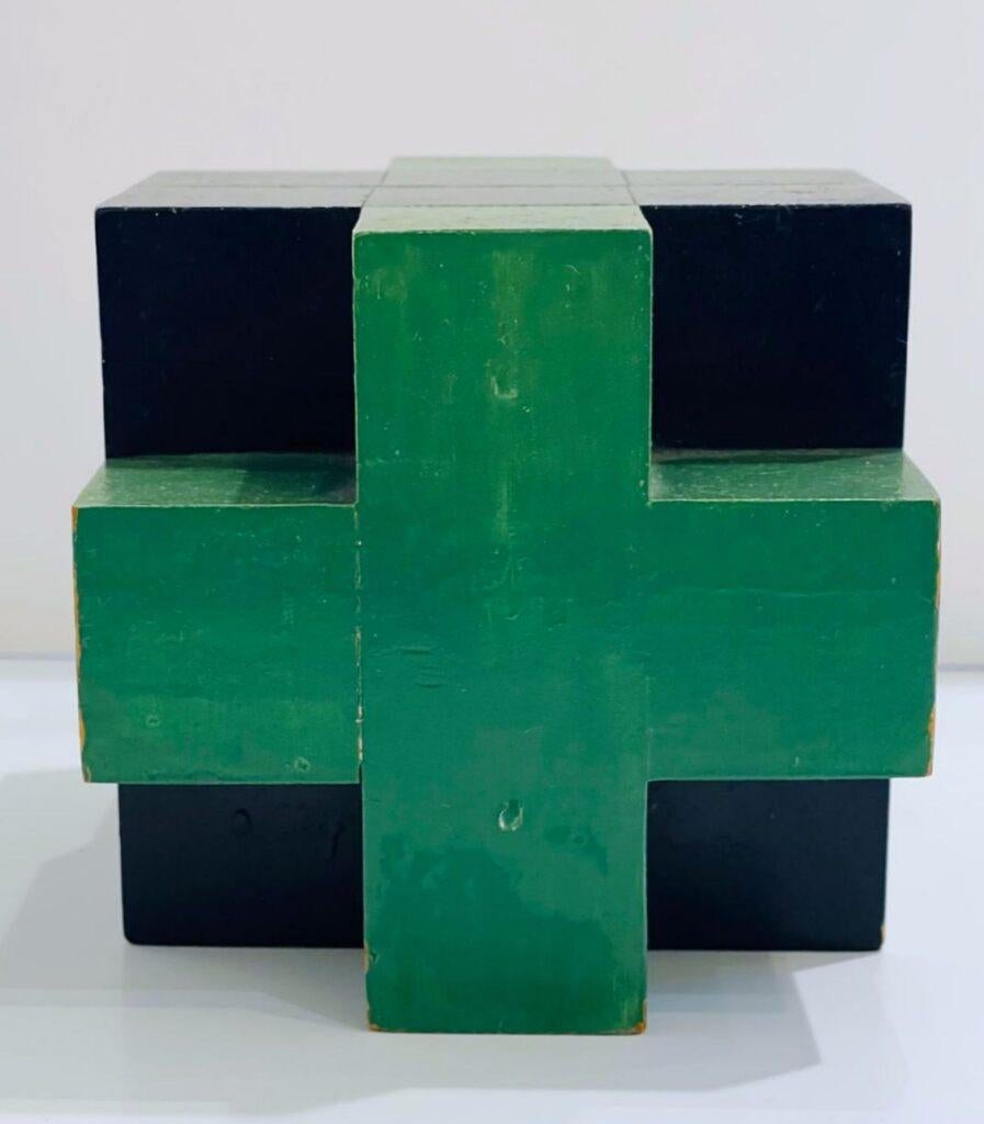 1960s Constructivist/Minimalist Sculpture hand signed and dated and stamp signed For Sale 3
