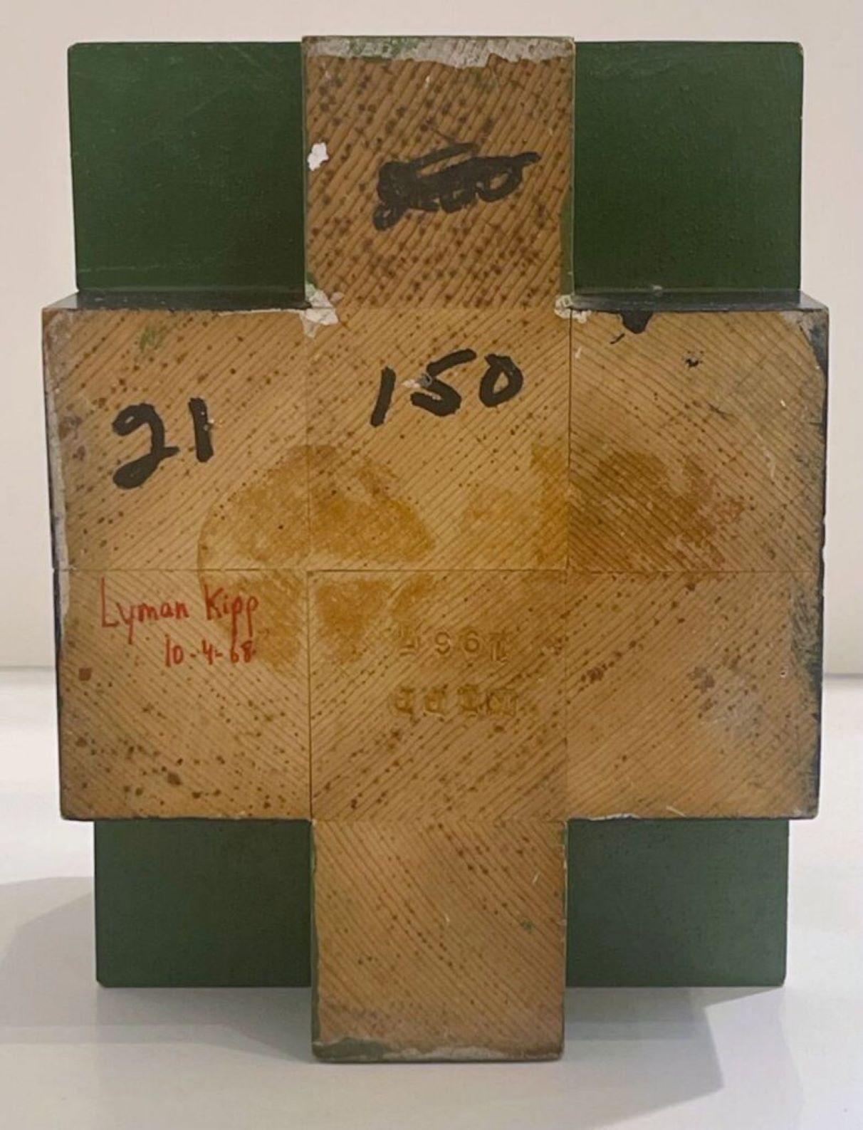 1960s Constructivist/Minimalist Sculpture hand signed and dated and stamp signed For Sale 5