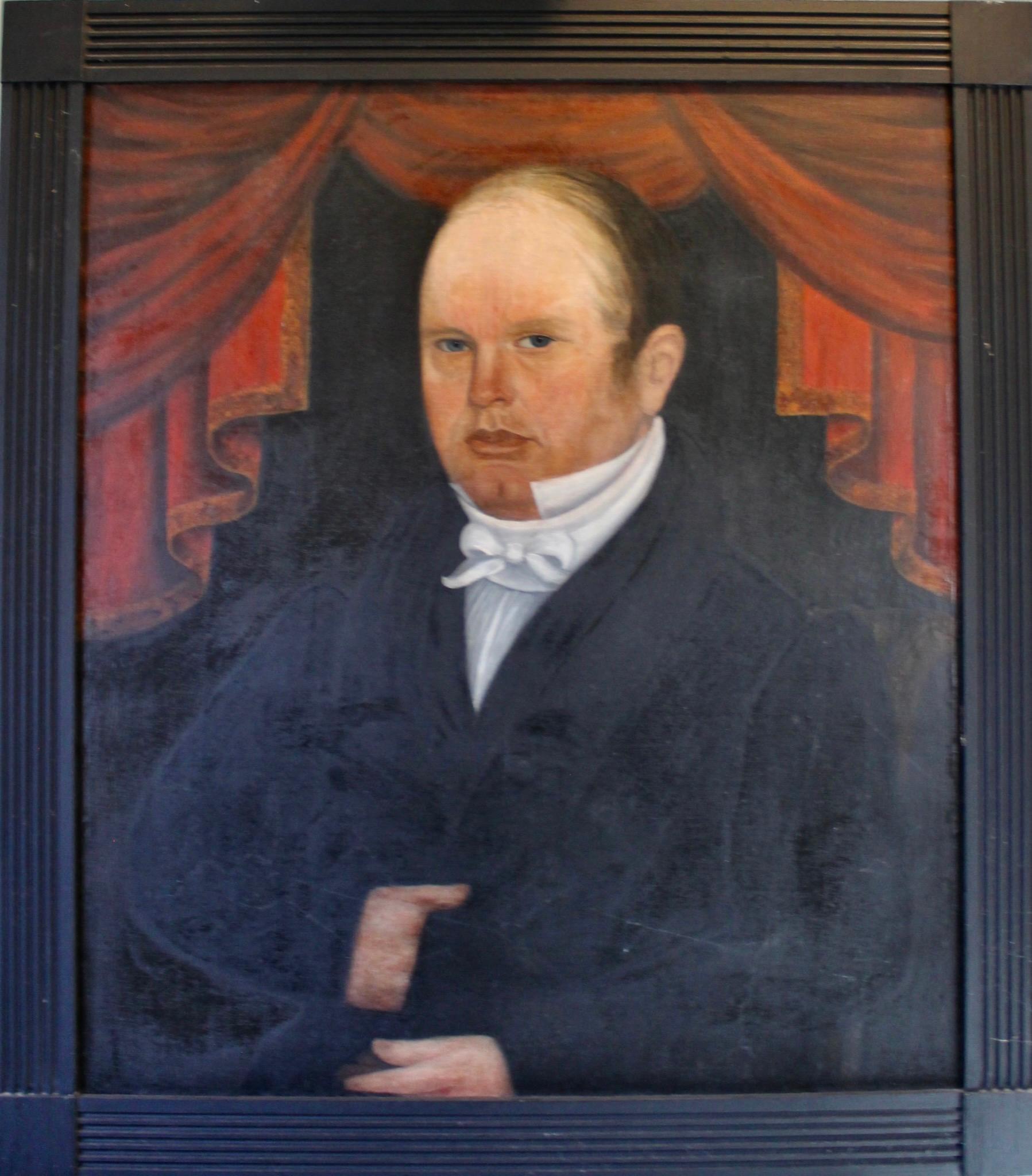 American Lyman Parks (Attributed to) Portraits of Mr. & Mrs. Abraham D. Martline For Sale