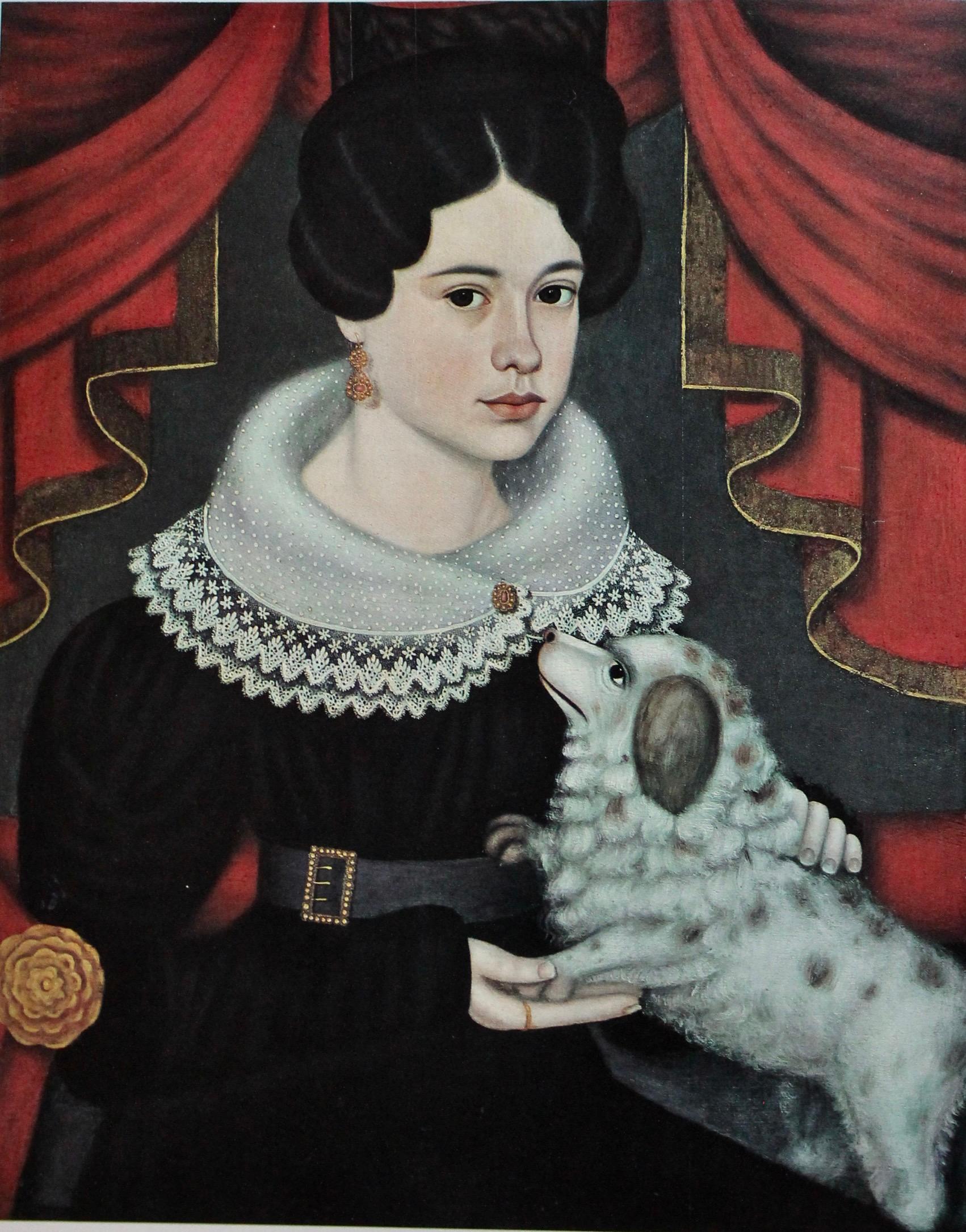 Lyman Parks (Attributed to) Portraits of Mr. & Mrs. Abraham D. Martline For Sale 1