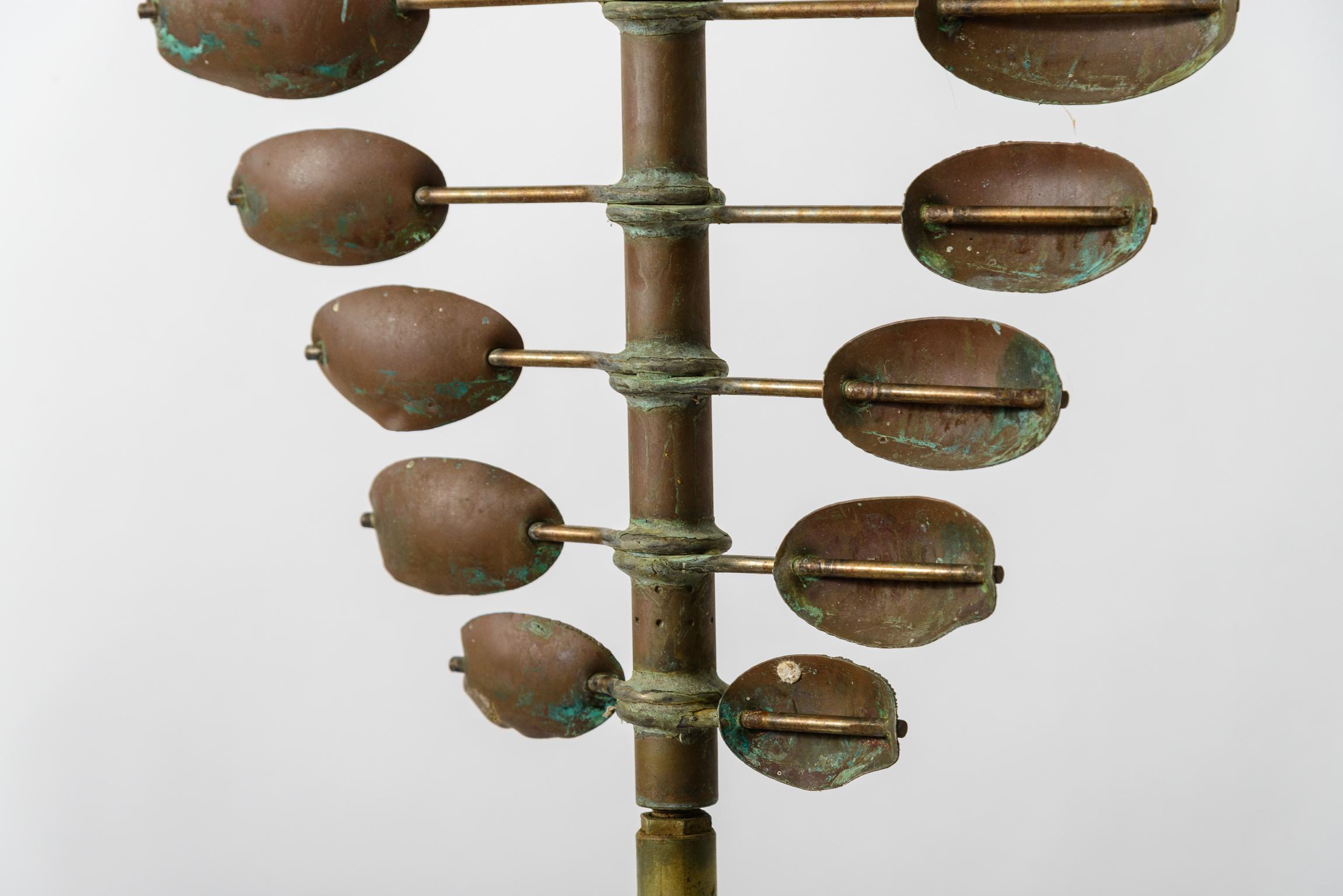 Rame Lyman Whitaker Double Helix Sculpture in vendita