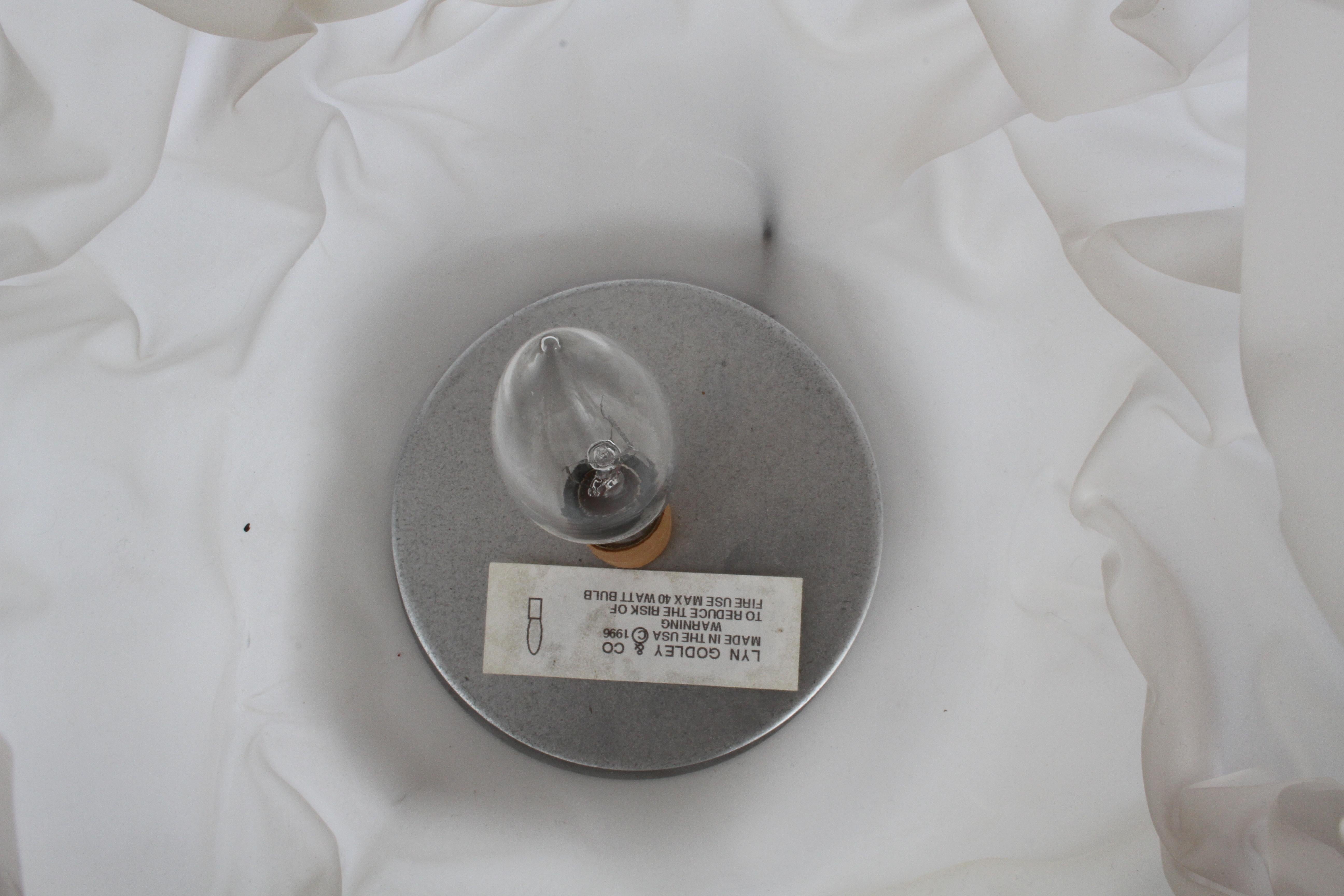 Steel Lyn Godley & Lloyd Schwan, Hand Formed Clear PVC Crinkle Lamp, MOMA Collection